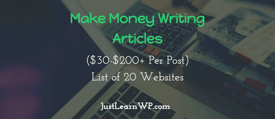 write articles for websites and get paid