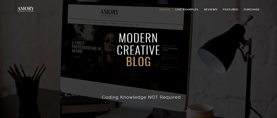 Amory Blog A Responsive WordPress Blog Theme Preview ThemeForest