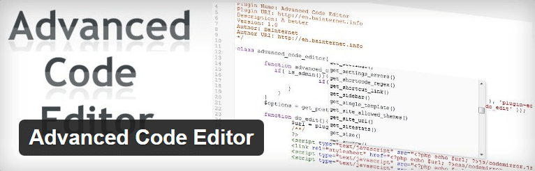 Advanced Code Editor - WordPress Theme Editor Plugin