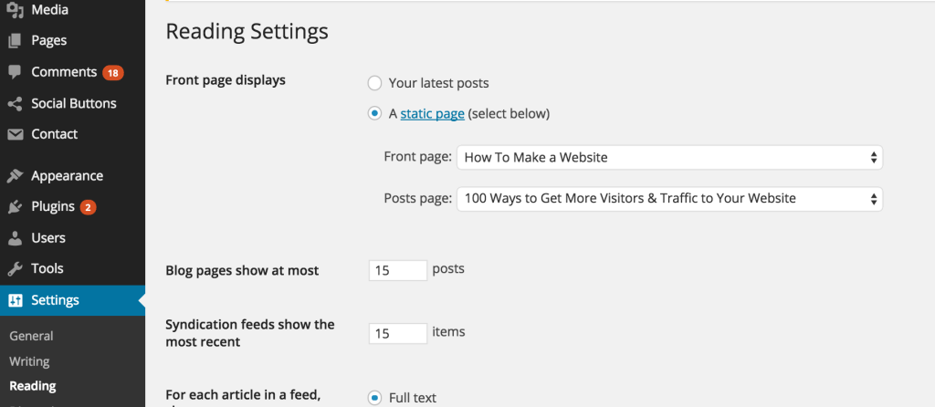 How To Create A Blog with Sattic Fonr Page