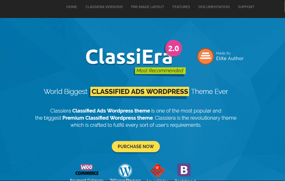 ClassiEra WordPress Classified Theme