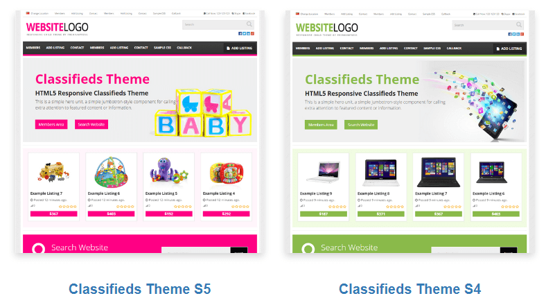 Classifieds Free Theme WordPress Demo