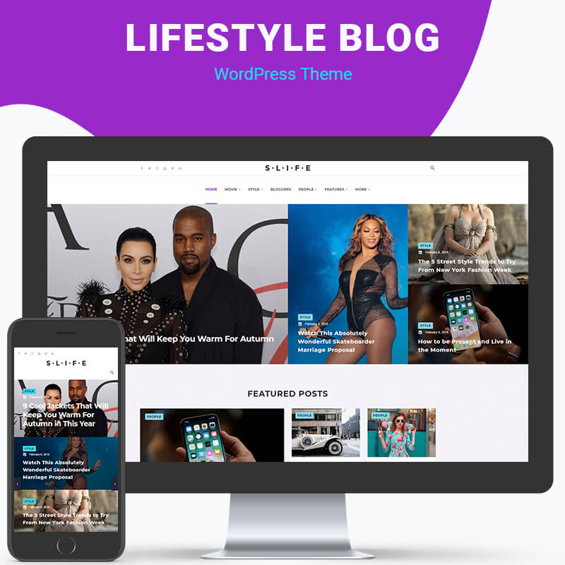 Slife - Lifestyle Elementor WordPress Theme